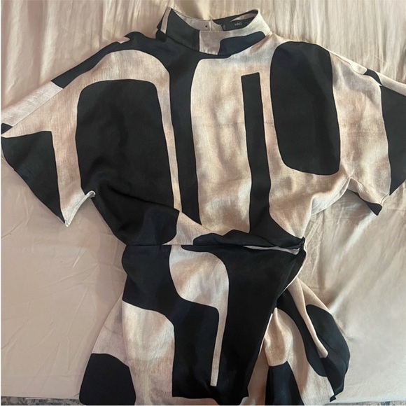 MANGO Printed Turtleneck Dress - Picture 5 of 9